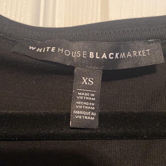 WHBM NWOT Sneaker dress/t-shirt dress. Black. Size XS - Picture 6 of 6